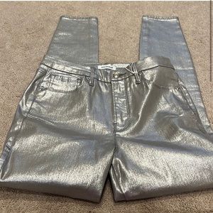 NWT metallic Good American jeans